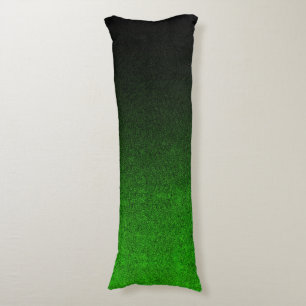 Cojín Gradiente de Purpurina negro y verde