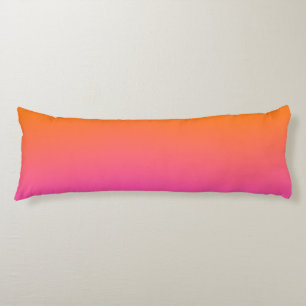 Cojín Gradiente naranja y rosa