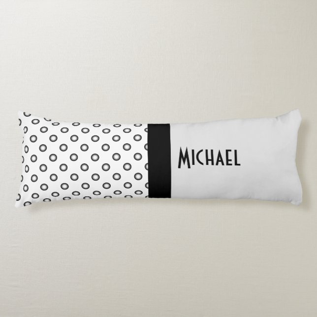 Cojín Gradientes blancos y negros + tu trasero. y idea (Anverso)