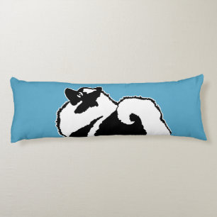 Cojín Gráficos Keeshond - Arte original de perro curado