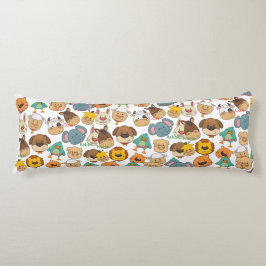 Cojín Granja animal adorable vacas conejos cerdos niños