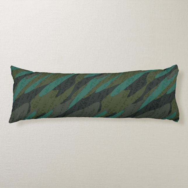 Cojín Green Camo Abstract (Anverso)