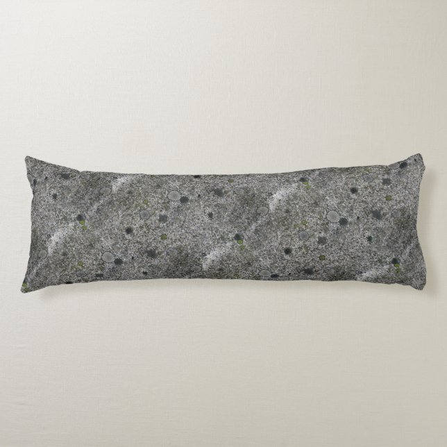 Cojín Gris del granito con el musgo verde (Anverso)
