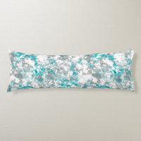 Gris turquesa y abstracto blanco