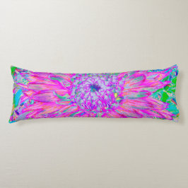 Cojín Guay Blue y Purple Artsy Dahlia Bloom