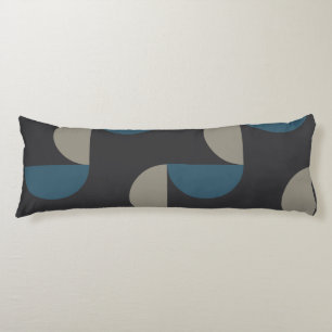 Cojín Gunmetal Gris Azul Moderno De Mediano Siglo