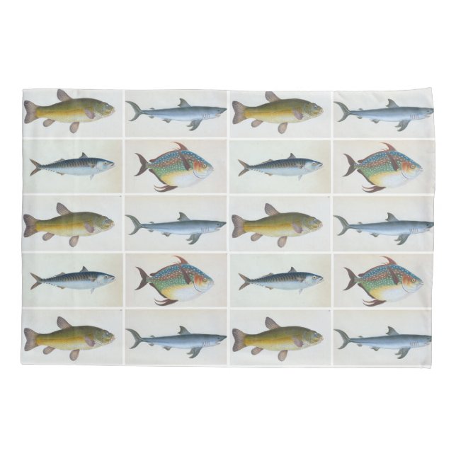 Cojín HAMbyWG - Funda de Almohada - Cuatro Peces (Reverso)