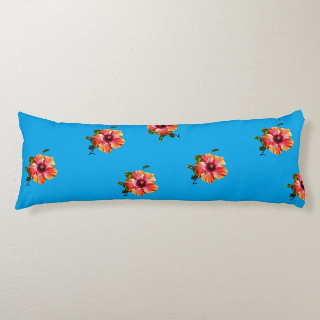 Cojín HAMbyWG - Hawain Hibiscus Blue (Anverso)