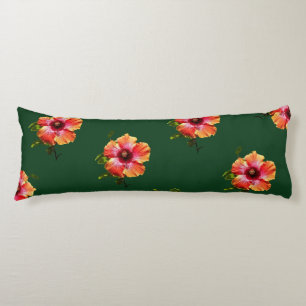 Cojín HAMbyWG - Hawain Hibiscus on Dark Green