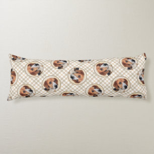 Cojín Harrier Pintando Arte De Perro Original Tricolor