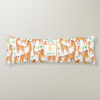 Hermosa acuarela Giraffe Animal Personalizado
