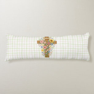 Cojín Hermosa cruz de Pascua floral