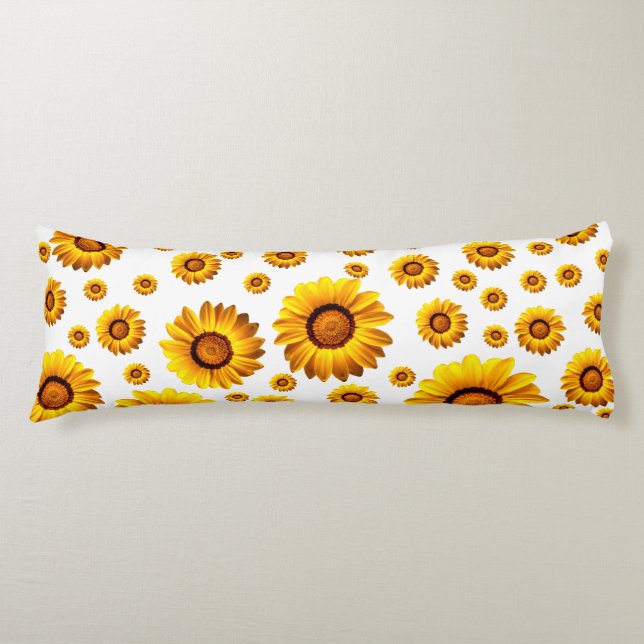 Cojín Hermosas flores amarillas (Anverso)