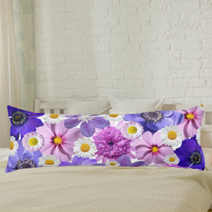 Cojín Hermosas flores florales y salvajes