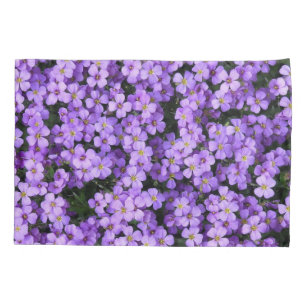 Cojín Hermosas flores violetas Funda de almohada violeta