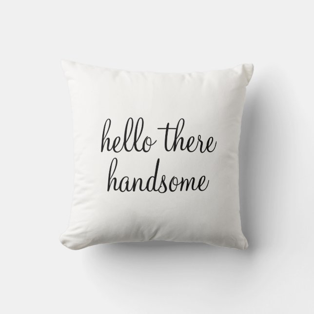 Cojín | Hers - Hello There (Estilo 1) (Anverso)