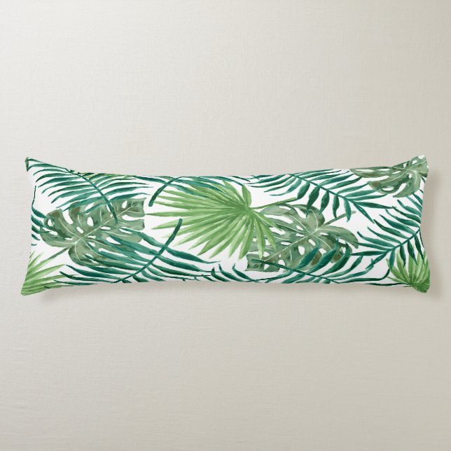 Cojín Hojas de palma exóticas (Anverso)