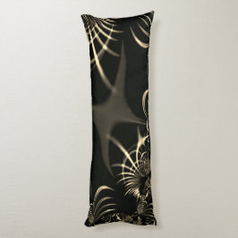 Cojín ¿Hojas de pasto seco o espinas torcidas? Color caq