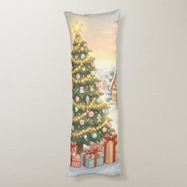 Cojín Holiday Magic Christmas Pillow (Atrás (Vertical))