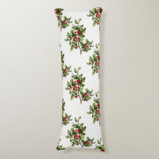 Cojín HollyBerries20150802 (Frente vertical)