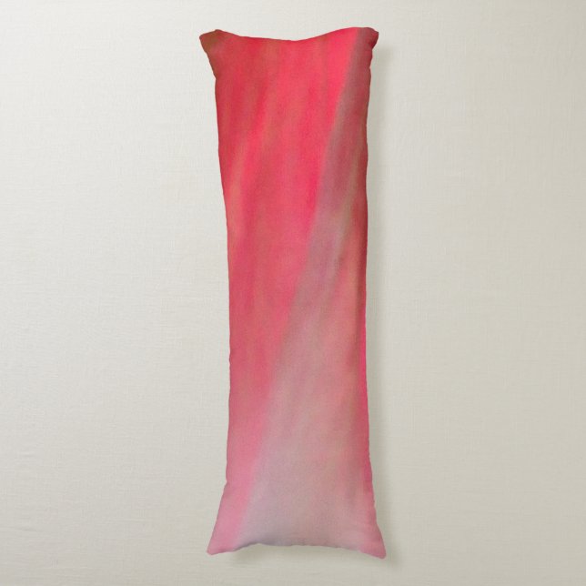 Cojín Hollyhock 10 abstract 2 Body Pillow (Frente vertical)