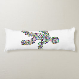 Cojín Hombres en movimiento