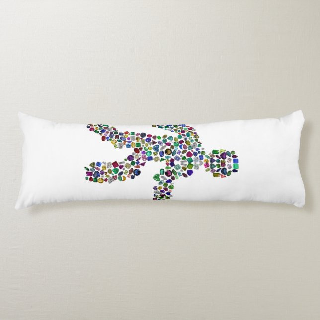 Cojín Hombres en movimiento (Anverso)