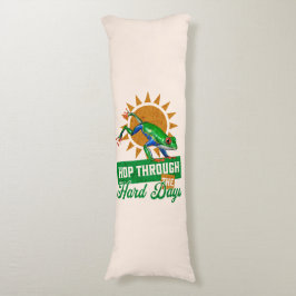 Cojín Hop through Hard Days Amazon Tree Frog