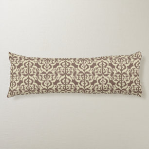 Cojín Ikat Moorish Damask - beige y taupe