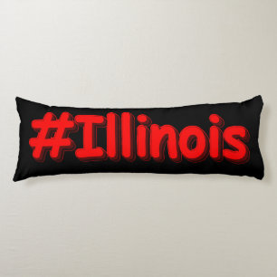 Cojín "#Illinois " Diseño bonito. ¡Hazte con una en Zazz