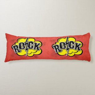 Cojín Ilustracion de rock de estilo cómico