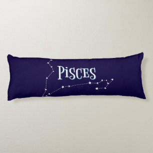 Cojín Im A Pisces Zodiac. Rótulo Pisces Zodiac De Moda