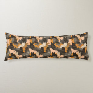 Cojín Impresión de camuflaje de gato Decoración de sala