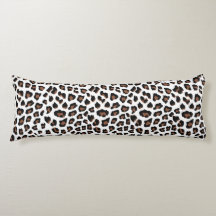 Impresión de leopardo blanco