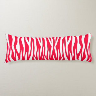 Cojín Impresión de zebra roja