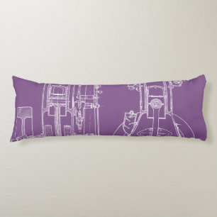 Cojín Ingeniería esquemática Plano Motor de Gas Temprano