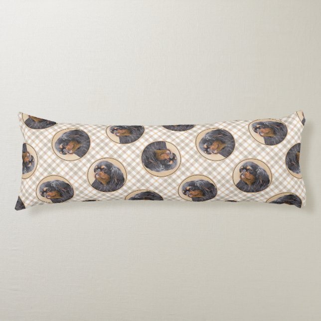 Cojín Inglés Juguete Español Pintura Rey Carlos Perro Ar (Anverso)