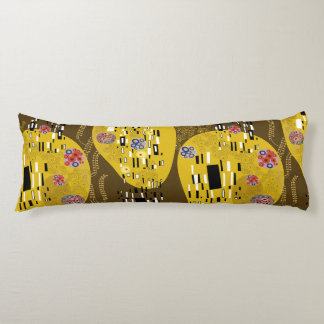 Cojín Inspiración del Klimt en el patrón oro Art Nouveau