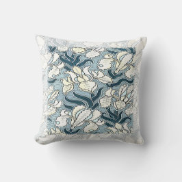 Cojín iris blanco/ almohada tipográfica # 3