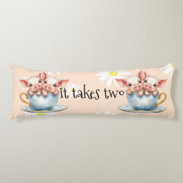 Cojín It Takes Two Teacup Piglets