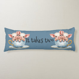 Cojín It Takes Two Teacup Piglets