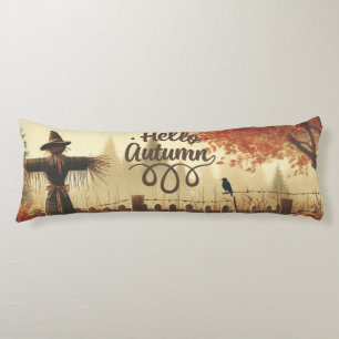 Cojín Jardín de otoño y espantapájaros