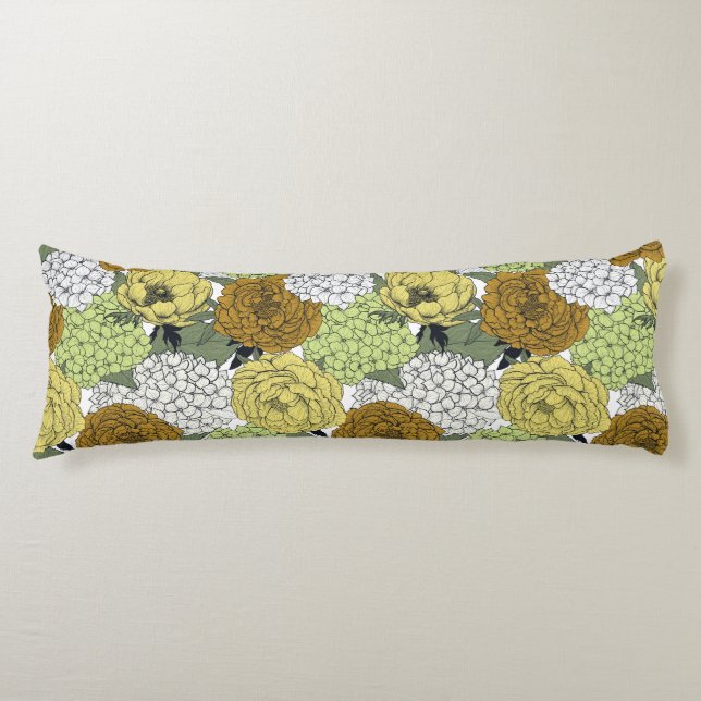 Cojín Jardín de primavera tardía 2 (Anverso)