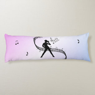 Cojín Jazz Dance Purple Music Body Pillow