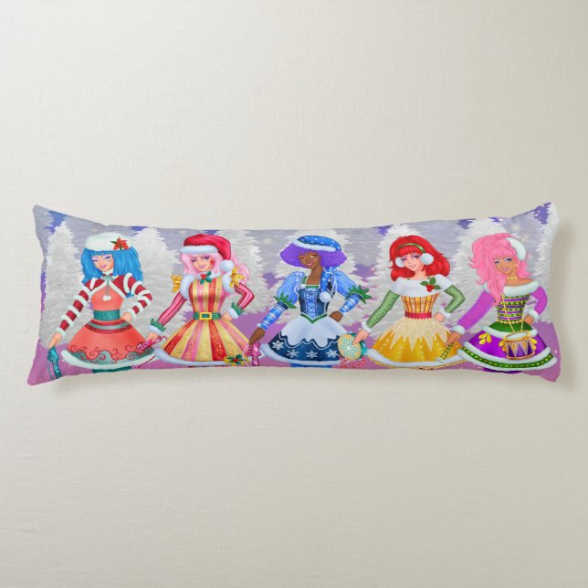 Cojín Jem and the Holograms Christmas Body Pillow (Anverso)