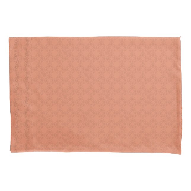 Cojín Juego de funda de almohada naranja con diseños de  (Anverso-izquierdo)