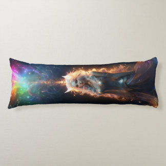 Cojín Kawaii Anime Catgirl Rainbow Sparkle