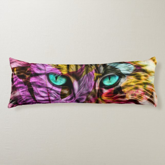 Cojín Kitty Cat Kitten Artsy Design (Anverso)