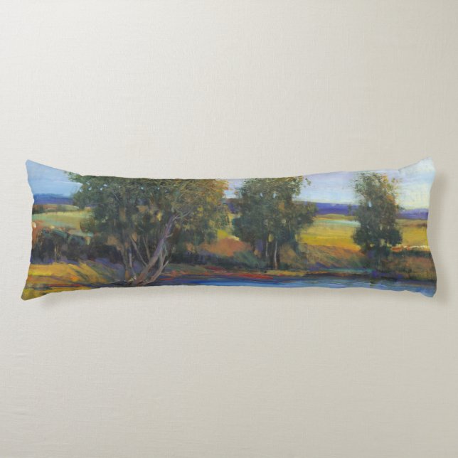 Cojín La reflexión II del árbol (Anverso)