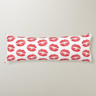 Cojín Labios Rojos, Patrón De Labios, Labial Rojo, Beso